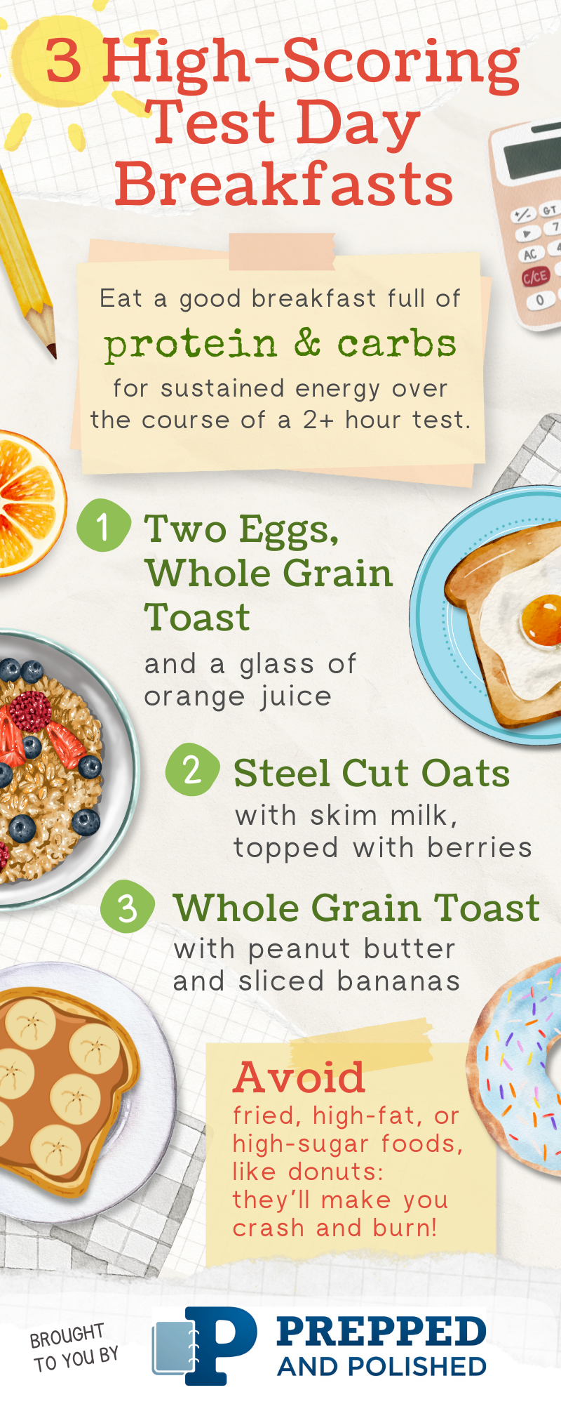 3 High-Scoring Test Day Breakfasts